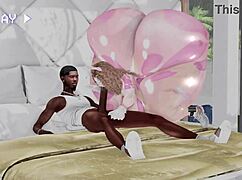 the mechanic bends her over for rough doggystyle pounding. her ass shakes with every thrust!