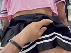 Latina College Girl Gives In To Classmate's Big Cock While Chatting Excitedly