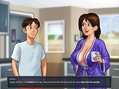 Teen Ebony Milf Plays Summertime Saga Hentai Fantasy With Big Tits And Boobs