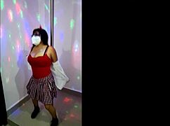 dirty latina student dances in porn