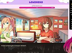 LewdNeko Plays Highway Blossoms Dating Game with Cute Hentai Vibes!