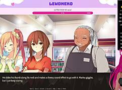 LewdNeko Plays Highway Blossoms Dating Game with Cute Hentai Vibes!