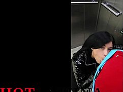 Fucking Neighbor's Stepmother in Elevator with Deepthroat and Cumshot in Medellin Colombia