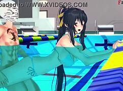 HS DXD NTR Madness 4 Trailer, watch the full 1hr movie on sheer fantasyking3 for anime hentai fantasy.