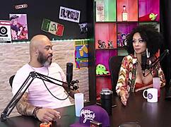 Beautiful Melissa Leal in sheer red see-through lingerie