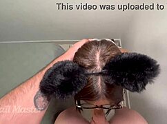 novinha chegou do carnaval vestida de gatinha e me chupou gostoso