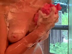 I fill both my holes with toys in the shower