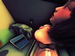 pov fucking the sexy asian nurse standing in the hospital