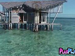 Gorgeous Blonde Milf Olivia Preston Poses by the Sea. Her Stunning Natural Body Shocks Everyone!