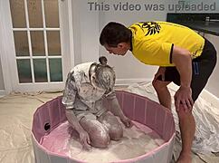 behind the scenes fuck-ups with hairy pussy and long hair in wam outtakes part 3