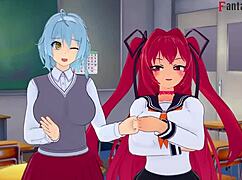 Hey, wanna see Shinmai Maou NTR Testament 2 Bully Borning Part1? Check the full movie on Ptrn FantasyKing3!