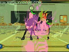 Horny gaming session turns wild with hentai fighter action. Watch h3video1 for epic moves!