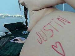 hot teen bbw with big tits tries first time anal in her bedroom