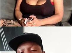 in this fetish scene, the woman cums on the man's feet during intense sex