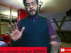 this bdsm session involves spanking and pain games 😈