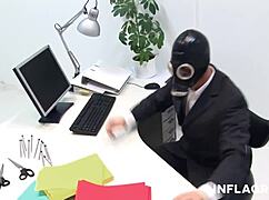 Blonde babe deepthroats hard shaft