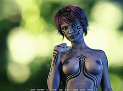 Threesome With Two Horny Milfs In Hentai Game