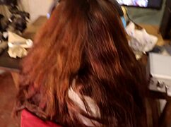 i was watchin porn while they fucked me hard in doggystyle, cum on my big tits and ass with vibrator.