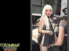 Intriguing Colombian Casting Couch Interview With Alt Goth Latina