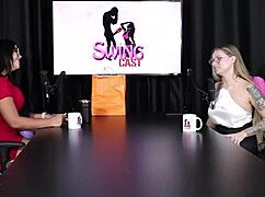 naty varga creates hardcore content in sheer red lingerie