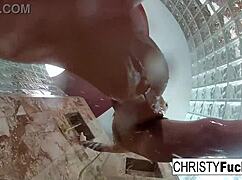 behind the scenes shower fun with christy and dahlia