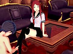 Kushina’s Naruto Hentai POV with Massive Hotel Creampies