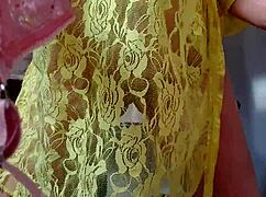 i took off my dirty lace thong, it was all up in my ass, so tasty inside!