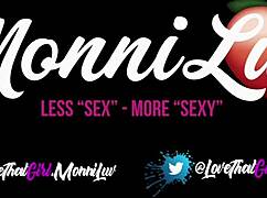 black milf massages her brown eye