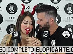 sara says, 'i'm sucking this lollipop in the spicy room'