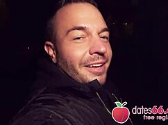 Curvy Blonde Mariella Sun Blows in Subway.