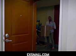 Exsmall 18+ - Tiny 18+ Little 18+ Blonde Teen 18+ Mail Carrier FUCKED By Big Dick Customer - Minxx Marley!