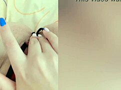 A Petite Brunette Enjoys Her Tight Pussy with Fingers to Orgasm