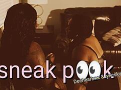 Dee Heart Explores Lesbian Pleasures with Ebony BBW Body