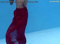 Feeling excited with tiny Hermione in the pool