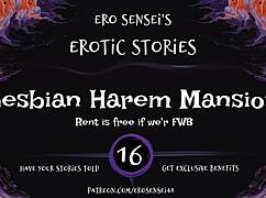 Lesbian harem mansion orgasm audio!