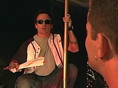 man, while practicin' her act, this brunette gets ass fucked hard by manager