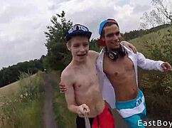 Cute Twinks Embark on Exciting Adventure During Holidays