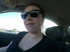 Jane Judge's Short Hair Transformation in Outdoor Car Setting