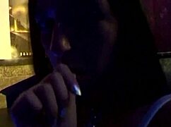 after the show, kelly got paid with cock and oral sex at home.