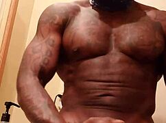 Worship big black hairy dick with hallelujah johnson 😍