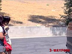 Rachel Starr & Eva Angelina in Messy Vintage Threesome