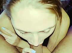 sucking bbc infront of loser bf with deepthroat