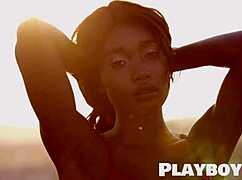 Ebony Big Ass Teen Selene Strips and Shows Off Outdoors. Her Curves Steal the Show!