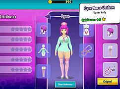 club hentai girls strip and fuck in game