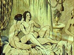 Exploring vintage erotic drawings from antique anime collections.