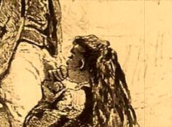 vintage erotic illustration from retro comic