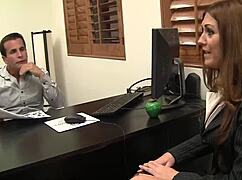 Brunette Receives A Surprise From The Glory Hole