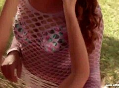 Oh, her pussy gets so wet and aroused, ready to enjoy the pleasure!