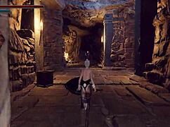 Asian Girl With Shaved Pussy Gets Cumshot In Dungeon