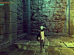 Asian Girl With Shaved Pussy Gets Cumshot In Dungeon